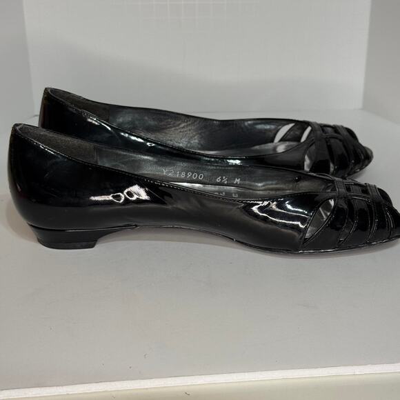 Stuart weitzman black patent leather flats - Picture 6 of 8